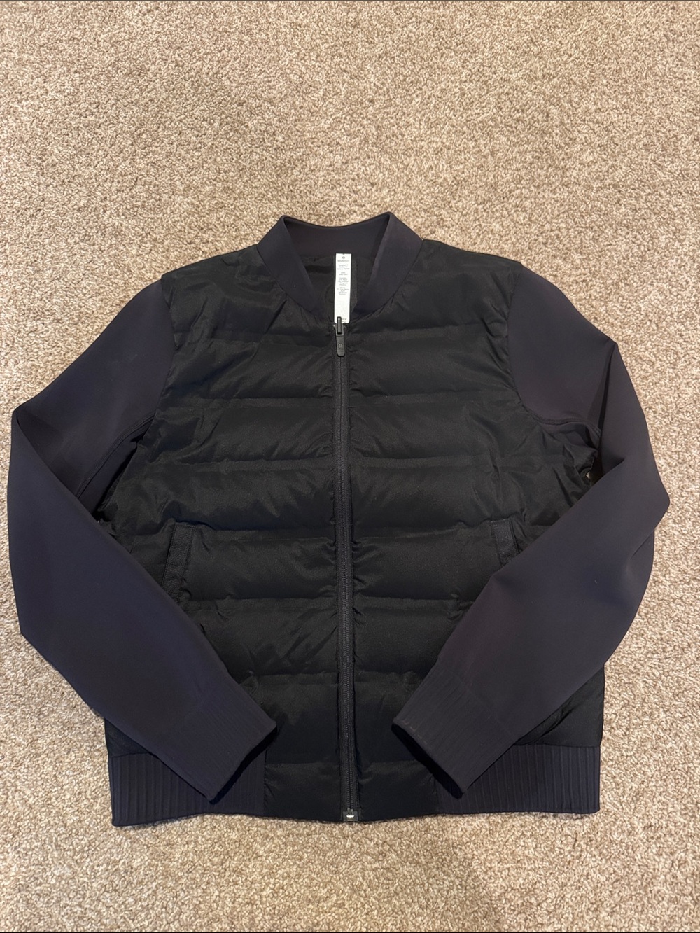 lululemon athletica Black REVERSIBLE Bomber Jacket